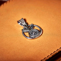 Steampunk Taurus Silver handmade Pendant