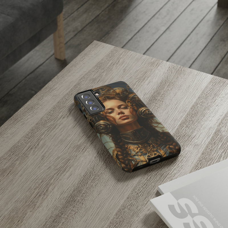 Steampunk phone case for iPhone and Samsung Android Tough Cases