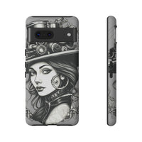 Steampunk Women Cellphone mobile case for iPhone and Samsung