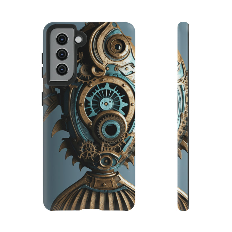 Steampunk Fish cellphone mobile case iPhone and Android