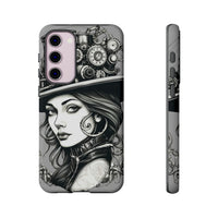 Steampunk Women Cellphone mobile case for iPhone and Samsung