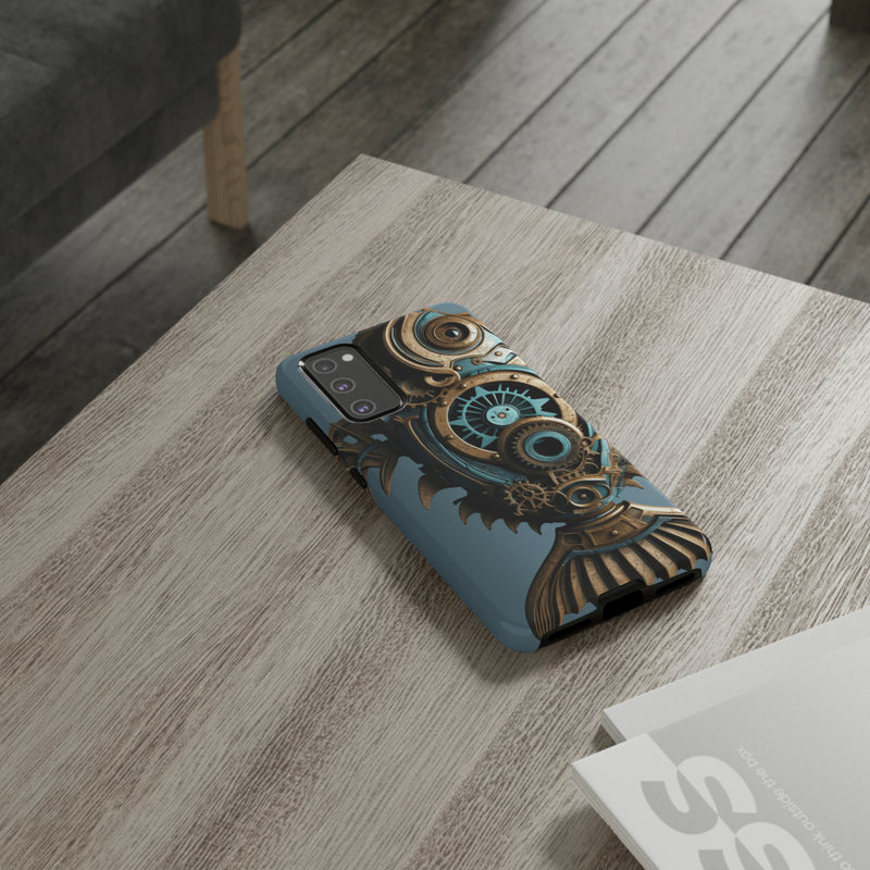 Steampunk Fish cellphone mobile case iPhone and Android