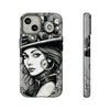 Steampunk Women Cellphone mobile case for iPhone and Samsung