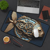 Steampunk Fish Desk Mat mouse pad