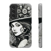 Steampunk Women Cellphone mobile case for iPhone and Samsung