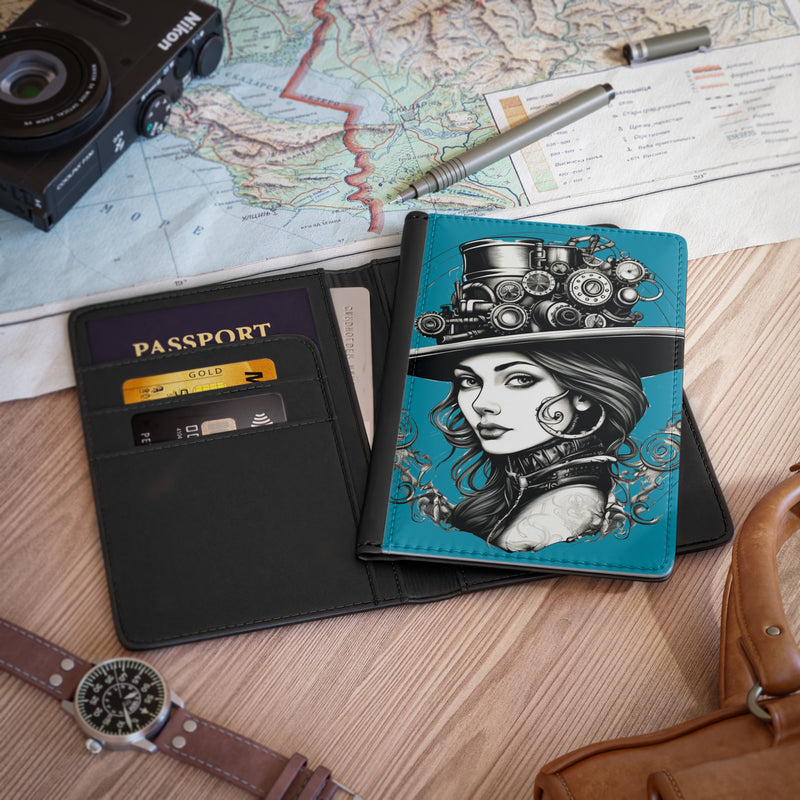 Steampunk Passport Cover