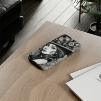 Steampunk Women Cellphone mobile case for iPhone and Samsung