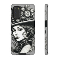 Steampunk Women Cellphone mobile case for iPhone and Samsung