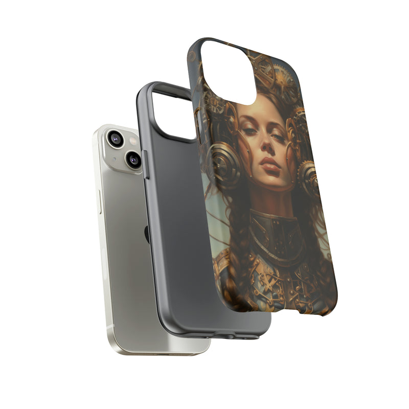 Steampunk phone case for iPhone and Samsung Android Tough Cases