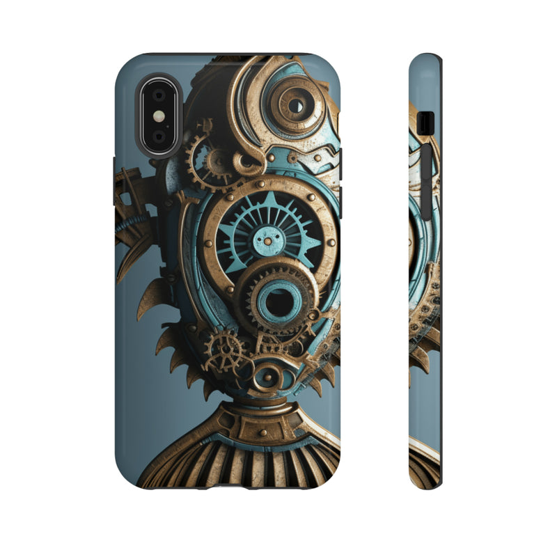 Steampunk Fish cellphone mobile case iPhone and Android