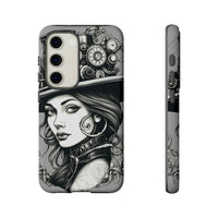 Steampunk Women Cellphone mobile case for iPhone and Samsung