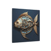 SteamPunk wall decor Fish Metal Art Sign