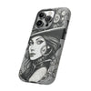 Steampunk Women Cellphone mobile case for iPhone and Samsung