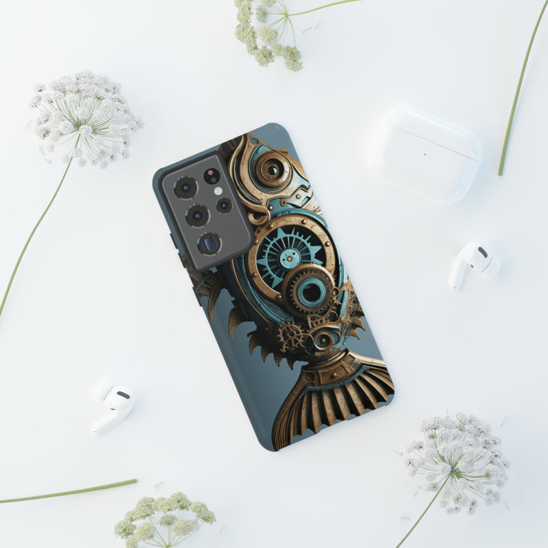 Steampunk Fish cellphone mobile case iPhone and Android