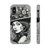 Steampunk Women Cellphone mobile case for iPhone and Samsung