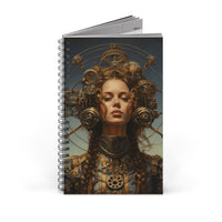 Steampunk Journal time traveler Spiral Journal notebook