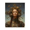 Steampunk women Steampunk fantasy Textured Watercolor Matte Posters