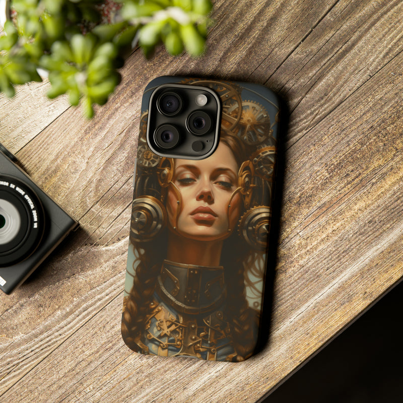 Steampunk phone case for iPhone and Samsung Android Tough Cases