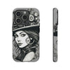 Steampunk Women Cellphone mobile case for iPhone and Samsung