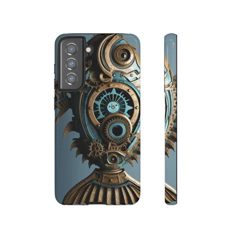 Steampunk Fish cellphone mobile case iPhone and Android