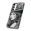 Steampunk Women Cellphone mobile case for iPhone and Samsung