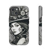 Steampunk Women Cellphone mobile case for iPhone and Samsung