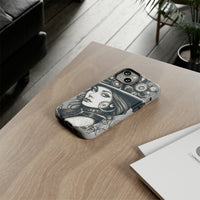 Steampunk Women Cellphone mobile case for iPhone and Samsung