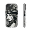 Steampunk Women Cellphone mobile case for iPhone and Samsung