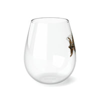 Steampunk Stemless Wine Glass Steampunk Fish