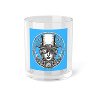 Steampunk whiskey Bar Glass