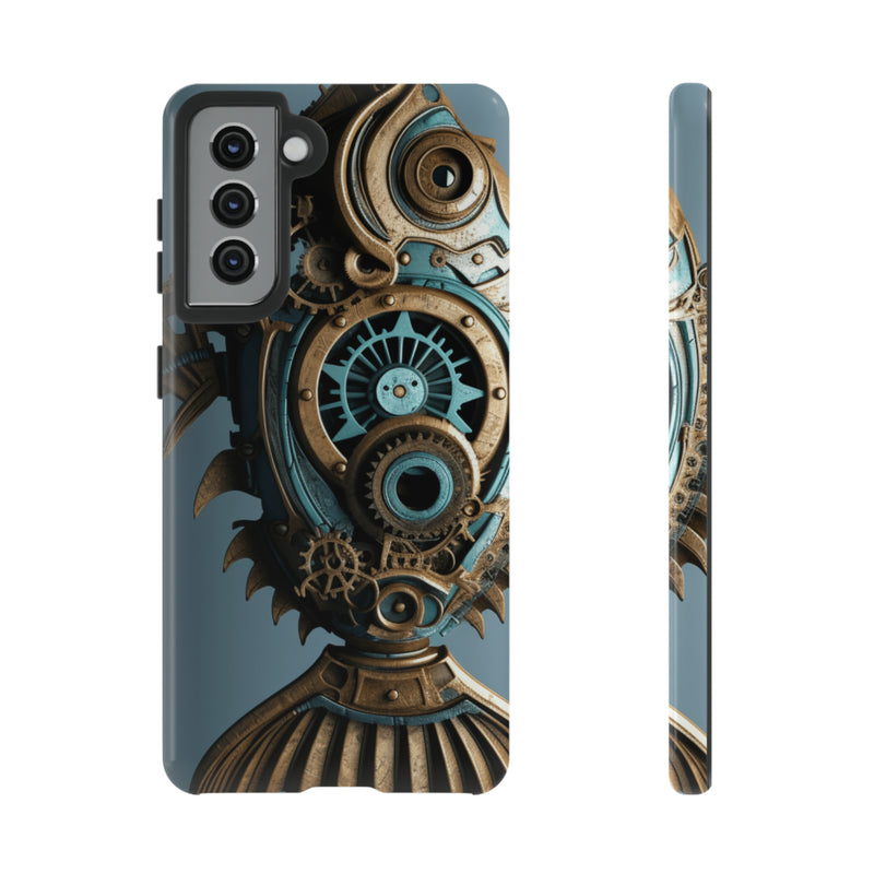 Steampunk Fish cellphone mobile case iPhone and Android