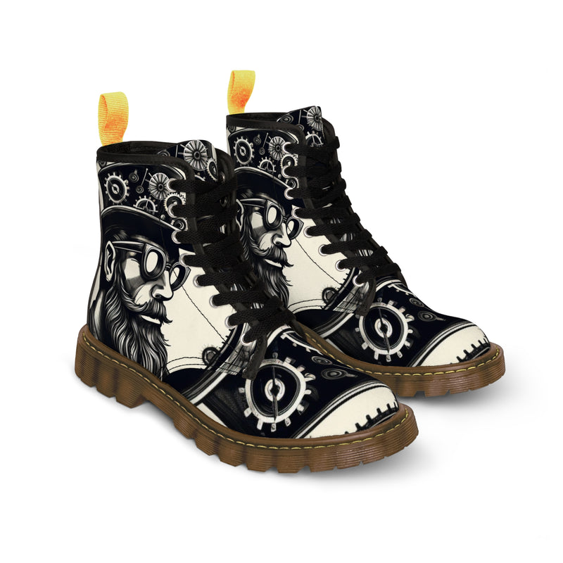 Steampunk Men's Canvas boots