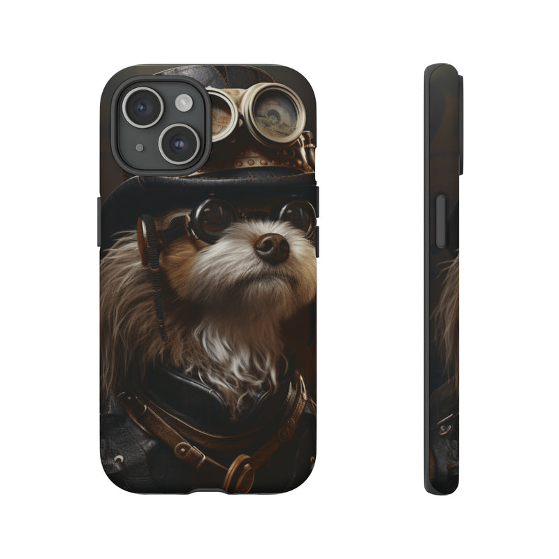 Steampunk dog Phone case Tough Cases