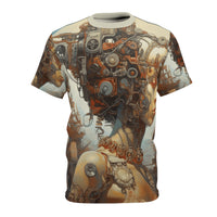 Steampunk shirt Fantasy world all over print T-shirt.