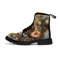 Steampunk Men's Canvas boots