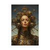 Steampunk women Steampunk fantasy Textured Watercolor Matte Posters