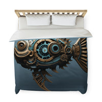 Steampunk Fish Duvet Cover