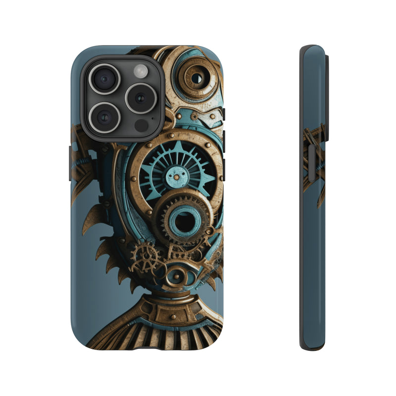 Steampunk Fish cellphone mobile case iPhone and Android