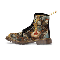 Steampunk Men's Canvas boots