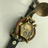 Steampunk time traveler Hollow Automatic Watch