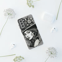 Steampunk Women Cellphone mobile case for iPhone and Samsung