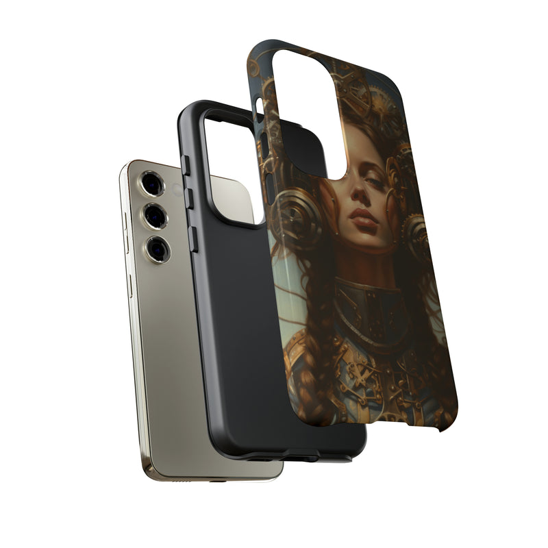 Steampunk phone case for iPhone and Samsung Android Tough Cases