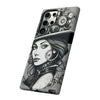 Steampunk Women Cellphone mobile case for iPhone and Samsung