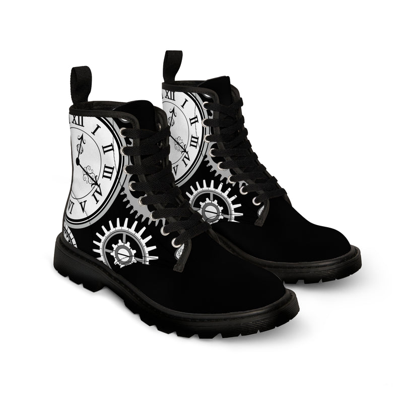 Steampunk Men's Canvas boots