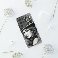 Steampunk Women Cellphone mobile case for iPhone and Samsung