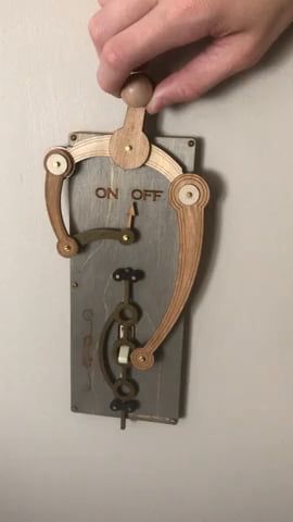 New trend ! Steampunk Toggle Light Switch Plate - Beach Styling