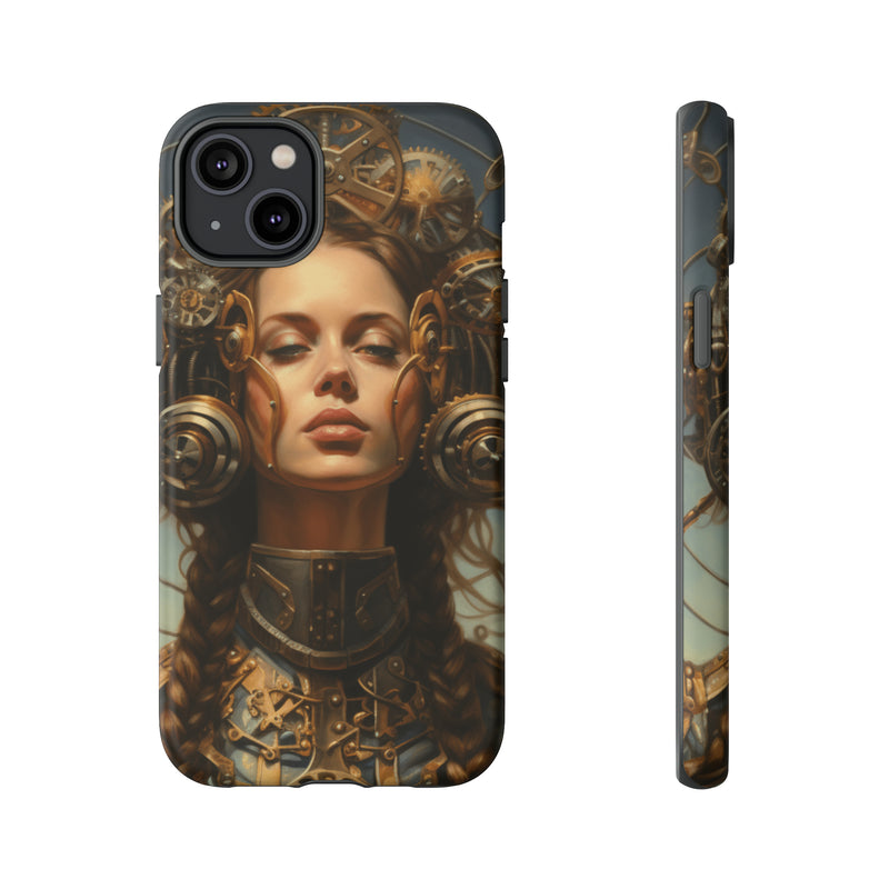 Steampunk phone case for iPhone and Samsung Android Tough Cases