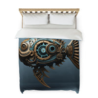 Steampunk Fish Duvet Cover