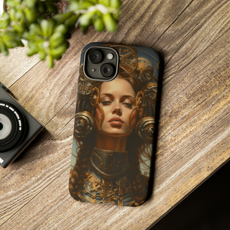 Steampunk phone case for iPhone and Samsung Android Tough Cases