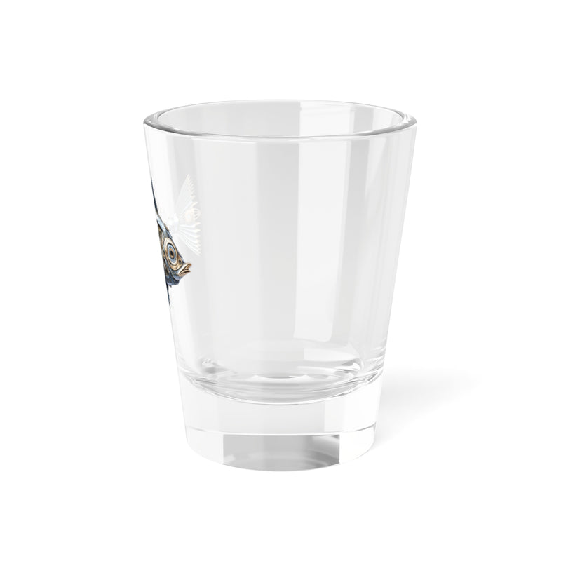 Steampunk Fish Shot Glass, 1.5oz